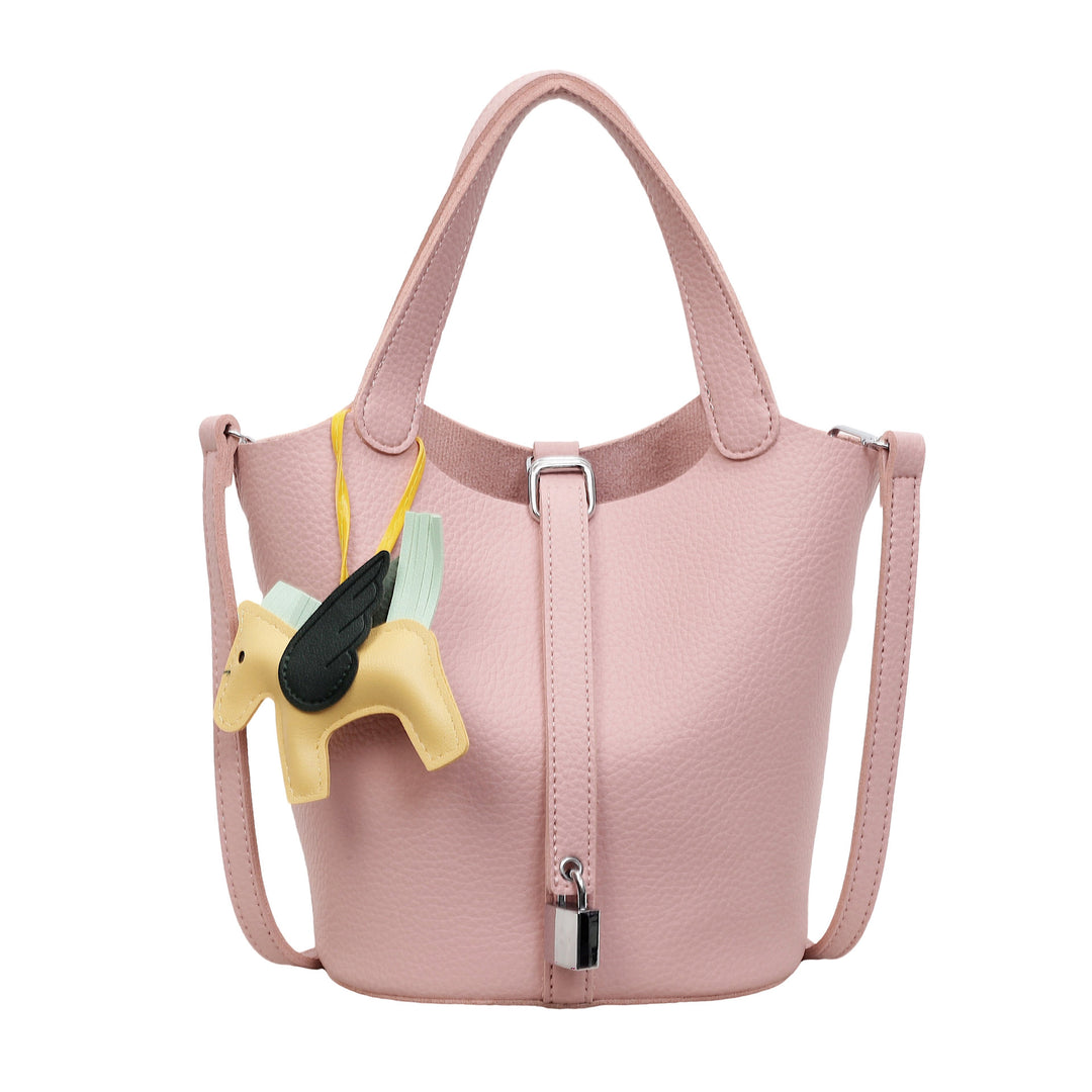 Damen Hobo-Tasche mit einzigartigem Tieranhänger und praktischem Tragegurt Nord Taschen