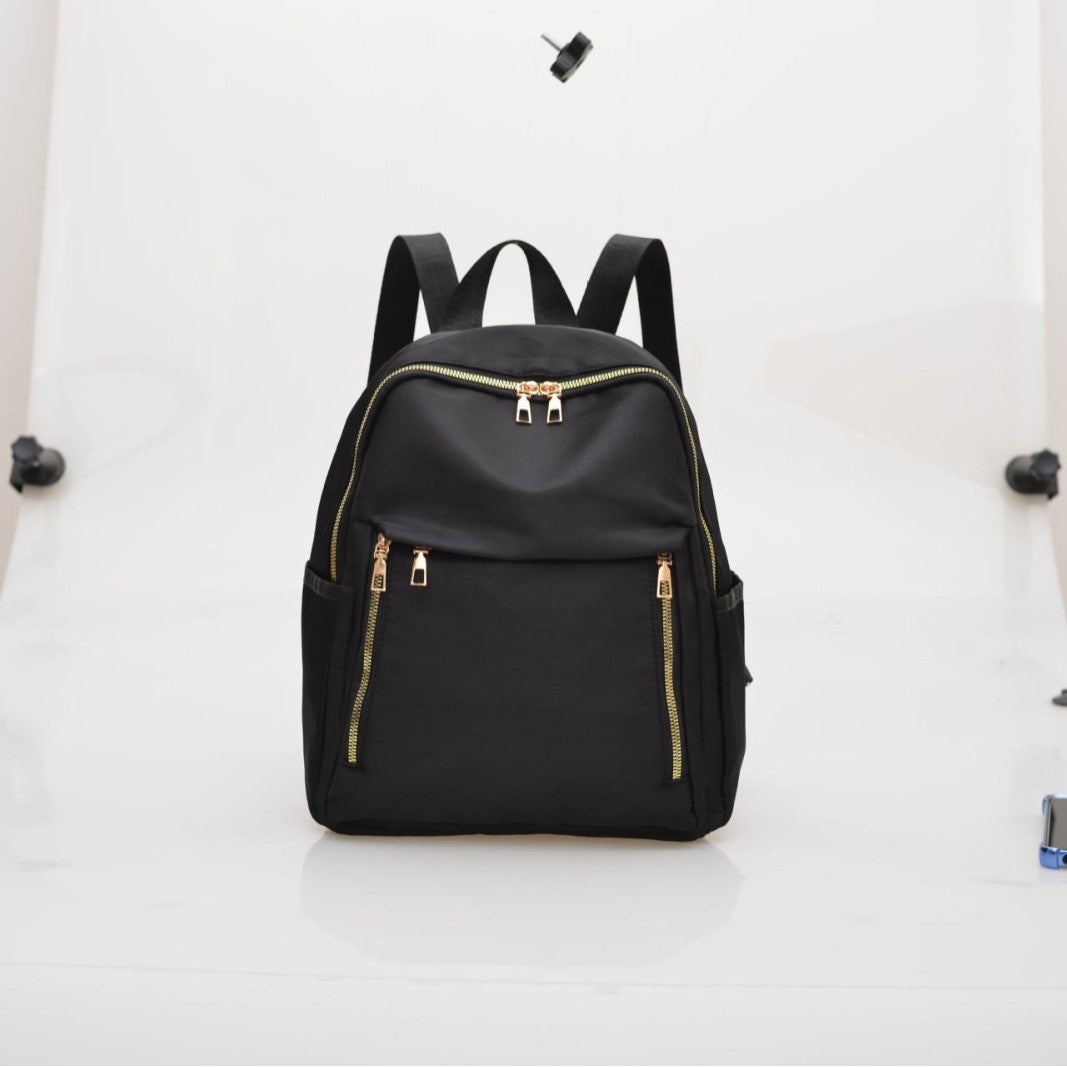 Damen eleganter City-Rucksack mit doppeltem Reißverschluss und praktischen Seitentaschen Nord Taschen