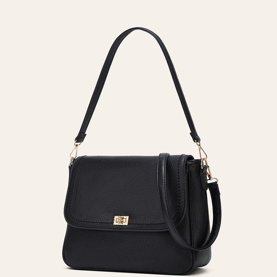 Damen Umhängetasche aus hochwertigem Kunstleder mit eleganter Klappenfront Nord Taschen