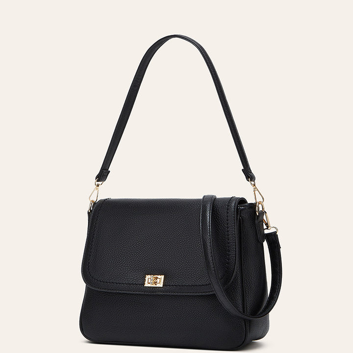 Damen Umhängetasche aus hochwertigem Kunstleder mit eleganter Klappenfront Nord Taschen