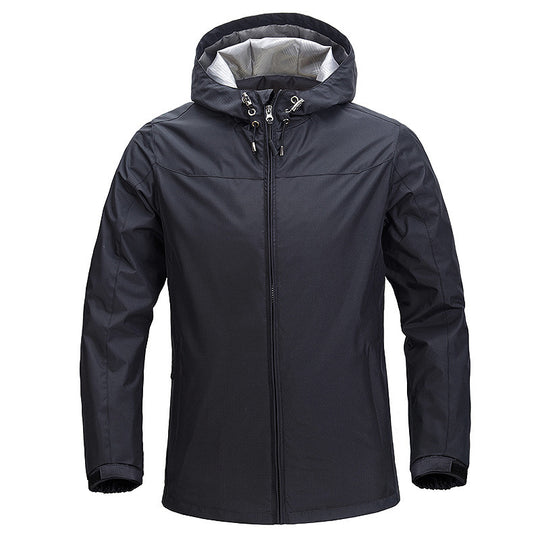 Unisex Leichte packbare Regen- und Windjacke mit verstellbarer Kapuze und atmungsaktivem Futter Nord Taschen