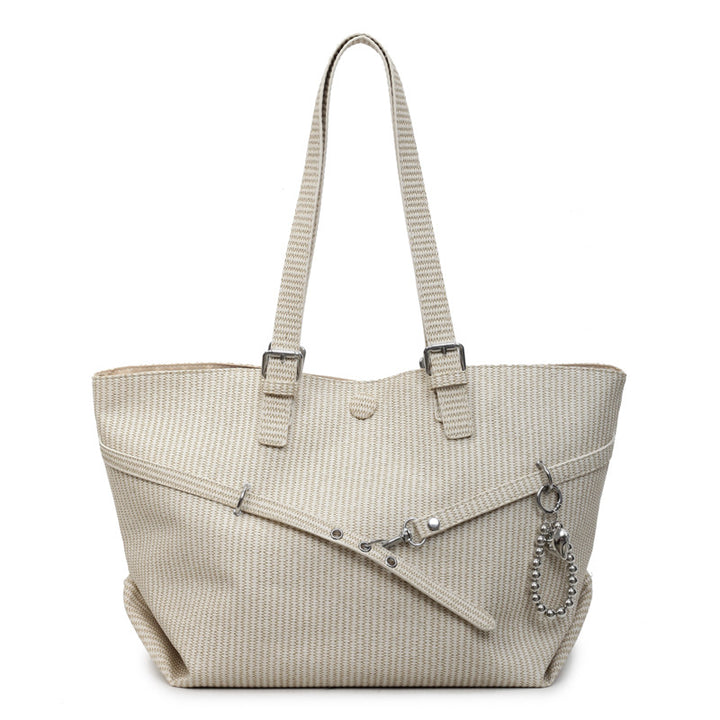 Damen große und geräumige Tragetasche mit trendigen Details Nord Taschen