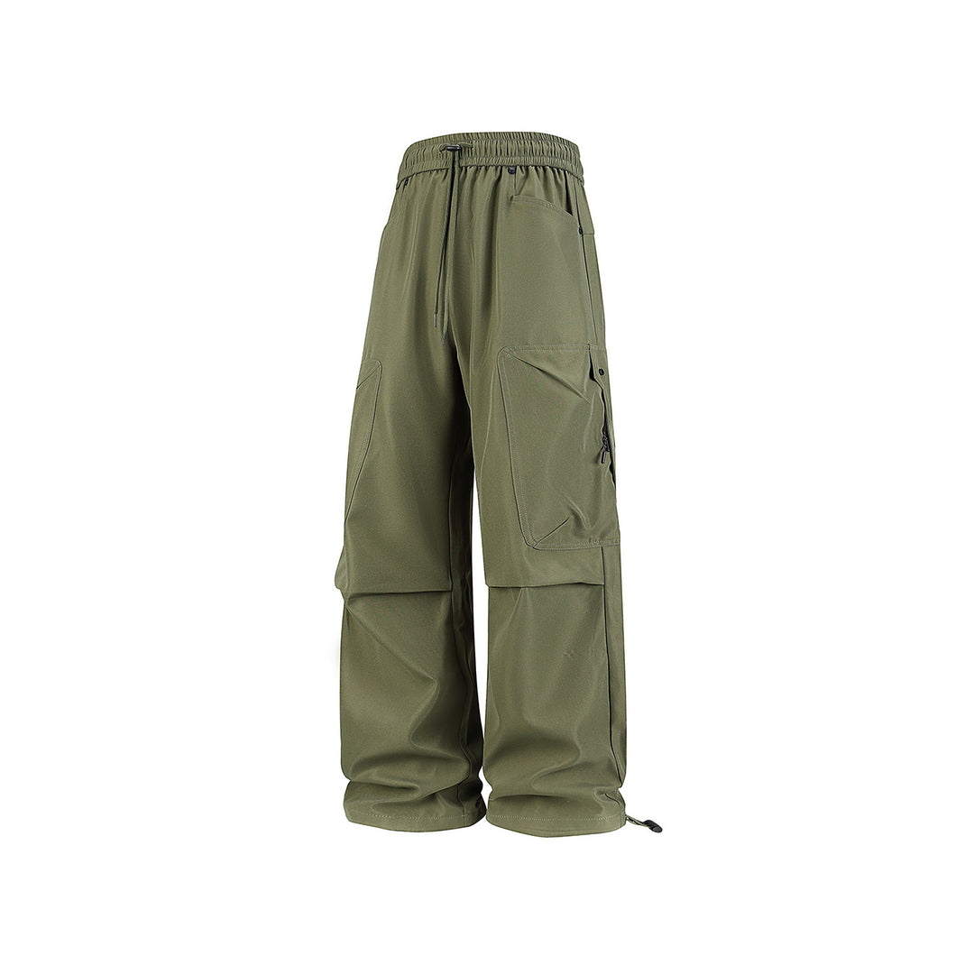 Herren Extraweite Utility-Cargohose im Joggerstil mit Tunnelzugbund und verstellbaren Beinabschlüssen Nord Taschen
