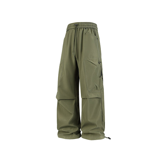 Herren Extraweite Utility-Cargohose im Joggerstil mit Tunnelzugbund und verstellbaren Beinabschlüssen Nord Taschen