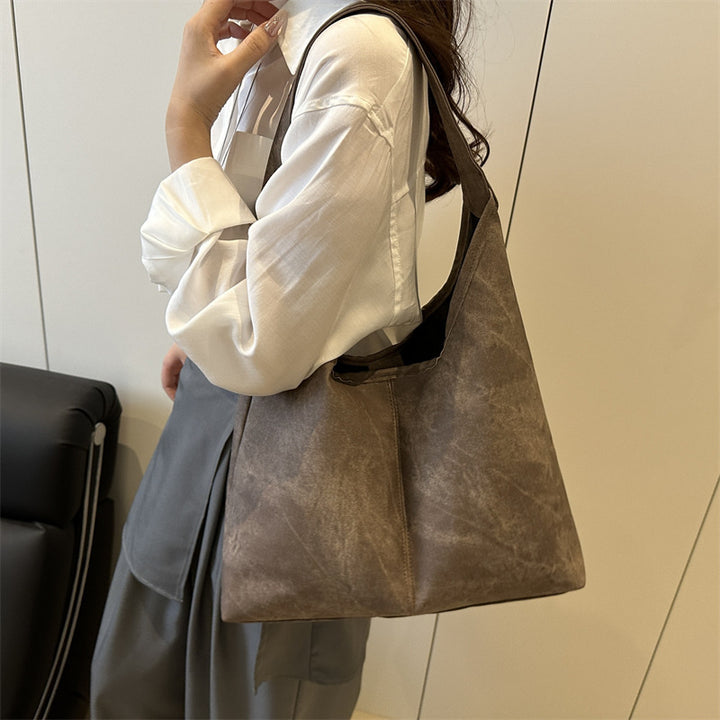 Damen Hobo-Tasche mit abnehmbarem Kosmetiktäschchen und luxuriösem Oberflächenmaterial Nord Taschen