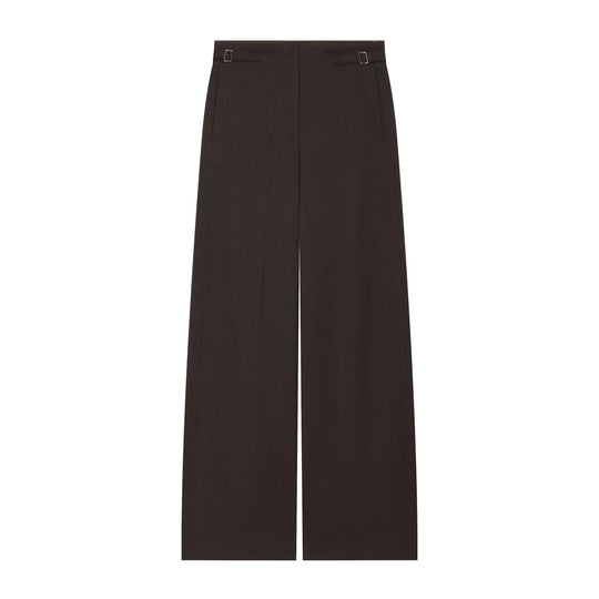 Damen Weite High Waist Culotte‑Hose mit klarer Frontnaht und seitlichen Taillenriegeln Nord Taschen