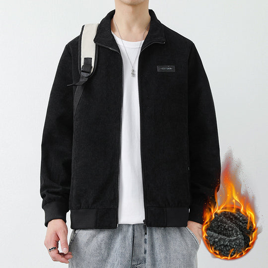 Herren Sportliche Cordjacke Nord Taschen
