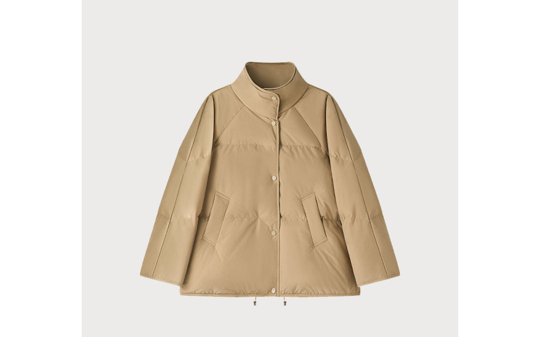 Damen Modische Übergangsjacke mit hoher Kragen Nord Taschen