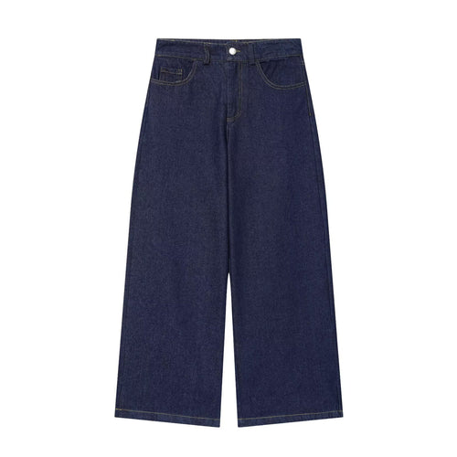 Damen Hochtaillierte Jeanshose kurz geschnitten mit weitem Bein und Fünf‑Taschen‑Schnitt Nord Taschen