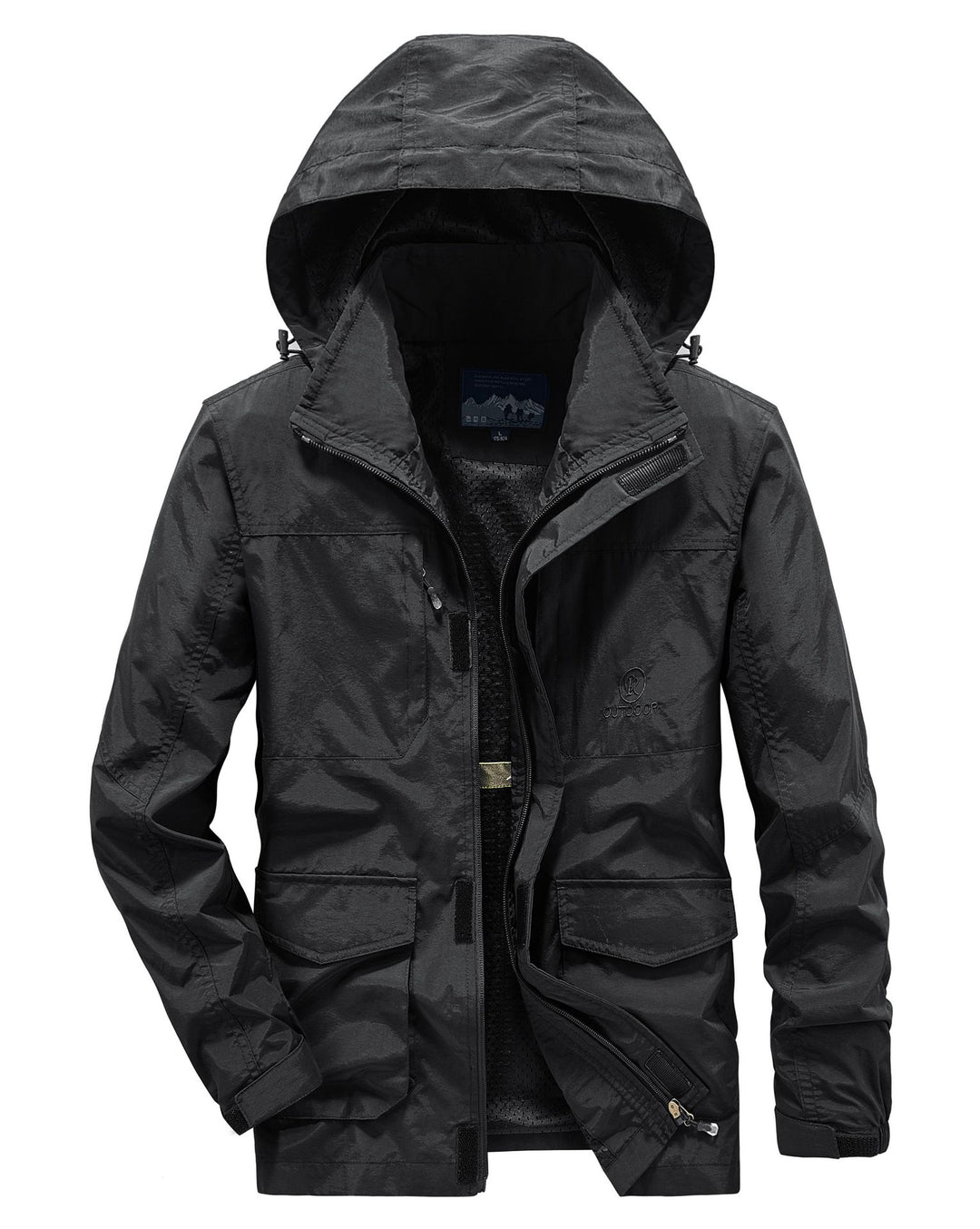 Herren Robuste Wetterjacke mit praktischen Taschen Nord Taschen