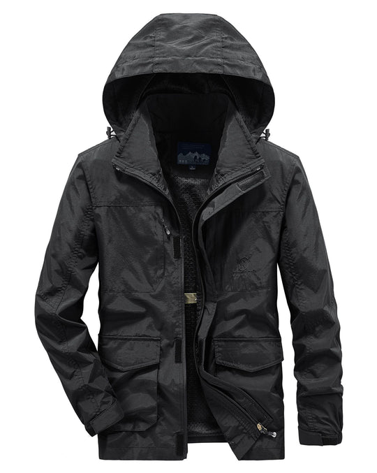 Herren Robuste Wetterjacke mit praktischen Taschen Nord Taschen