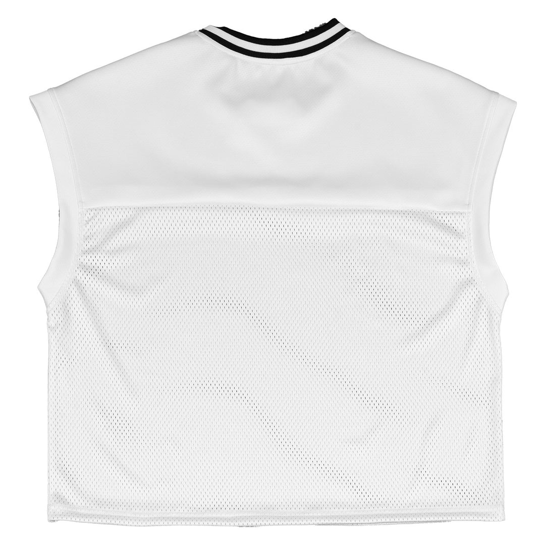 Unisex Atmungsaktives Mesh-Sporttop ohne Ärmel mit geripptem Polokragen Nord Taschen