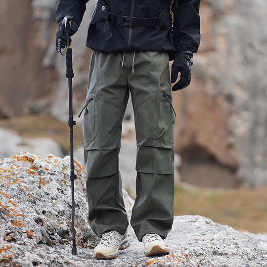 Herren Robuste wasserabweisende Trekkinghose mit Cargo-Taschen Nord Taschen