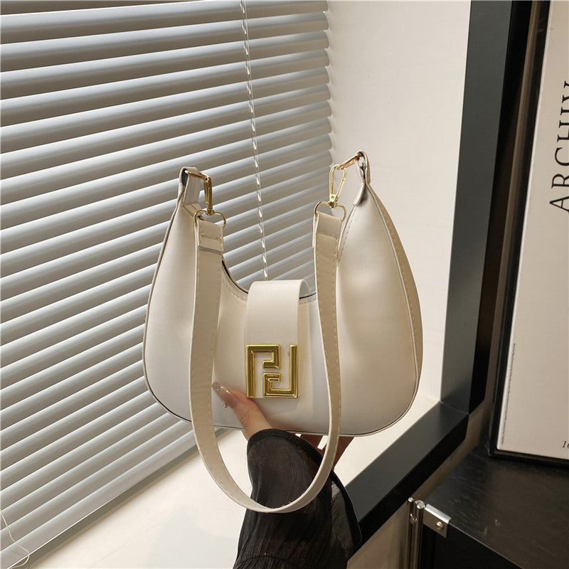 Damen Hobo-Handtasche mit schickem Design und modernem Verschluss Nord Taschen