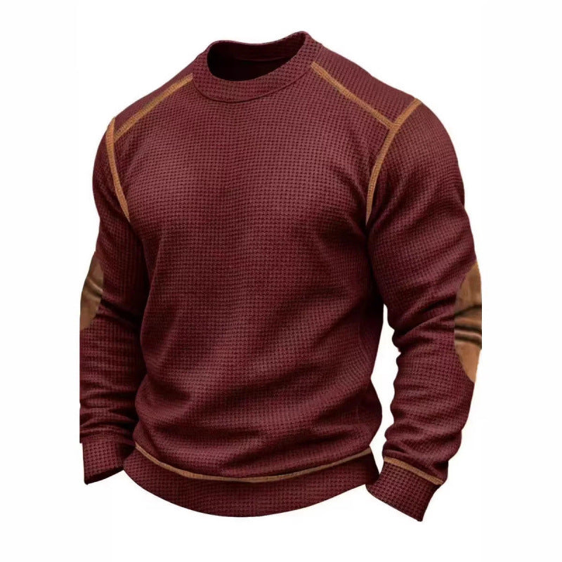 Herren Modischer Langarmpullover mit strukturiertem Design Nord Taschen