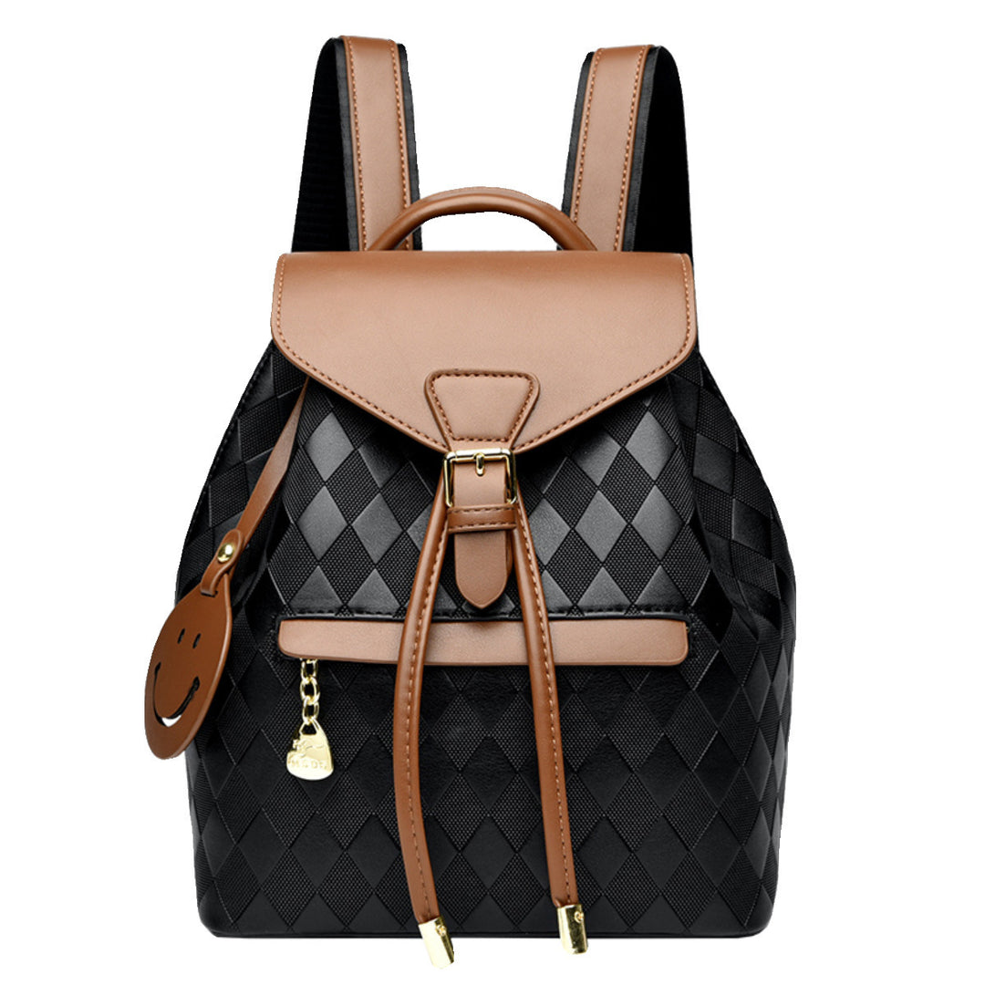 Damen eleganter Rucksack mit geflochtenem Design Nord Taschen