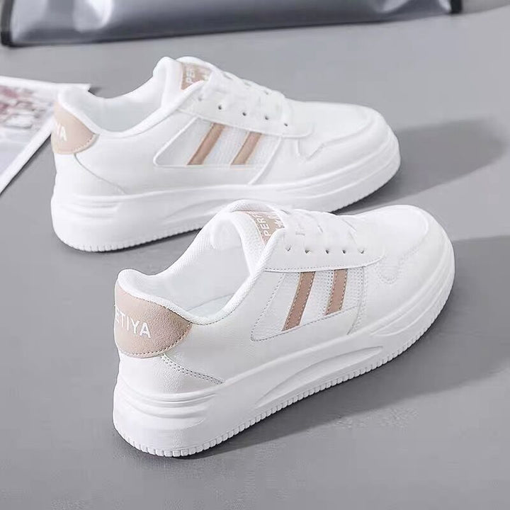 Damen Plattform Sneakers mit atmungsaktivem Obermaterial und rutschfester Sohle