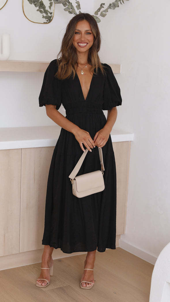 Taillierter Midikleid - Arvani
