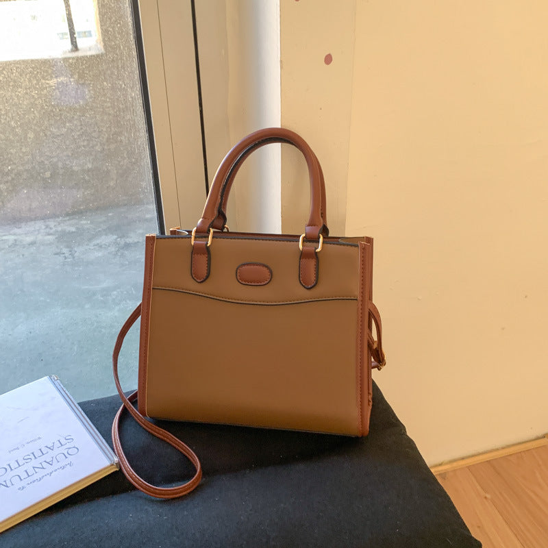 Damen elegante Ledertasche mit abnehmbarem Schulterriemen Nord Taschen