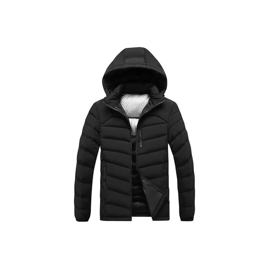 Herren Isolierte Steppjacke mit Kapuze und Thermoreflect-Innenfutter Nord Taschen