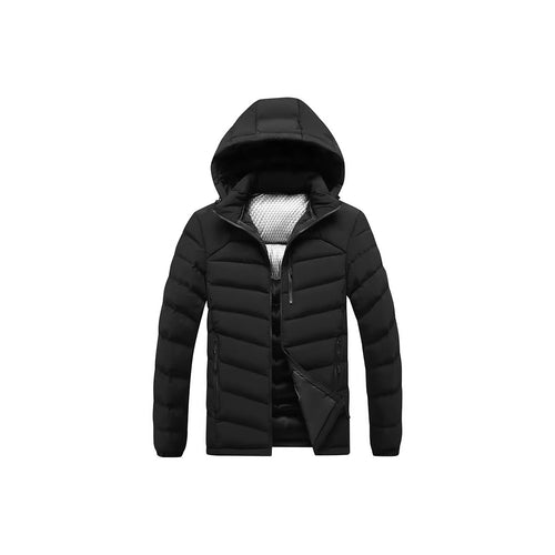 Herren Isolierte Steppjacke mit Kapuze und Thermoreflect-Innenfutter Nord Taschen