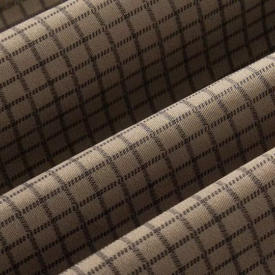 Damen Langer einreihiger Mantel mit geradem Schnitt und breitem Hemdkragen Nord Taschen