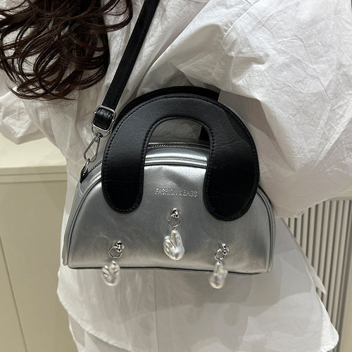Damen Designer-Handtasche mit einzigartigem Perlenschmuck Nord Taschen