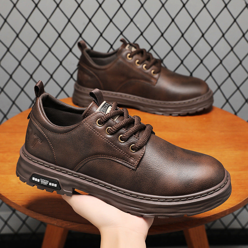Herren Schnürschuhe aus Leder