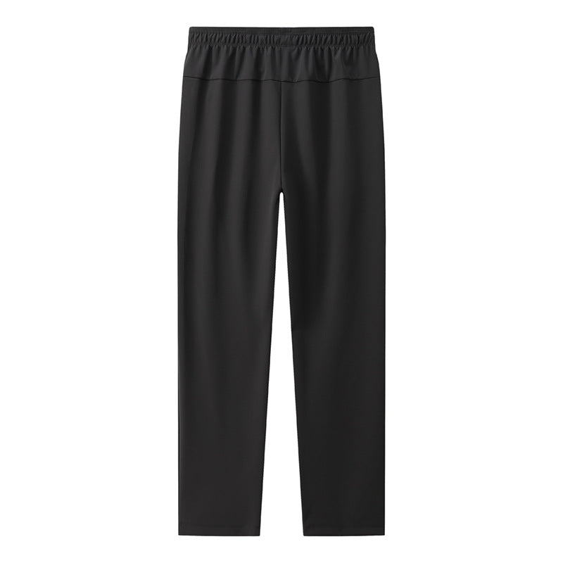 Herren Konische Travel-Jogginghose aus Funktionsjersey mit Elastbund, Kordelzug & verdeckten Reißverschlusstaschen Nord Taschen