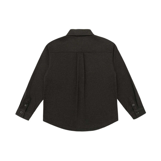 Herren Hemdjacke aus Wollmix mit Kentkragen und Brustpattentasche Nord Taschen