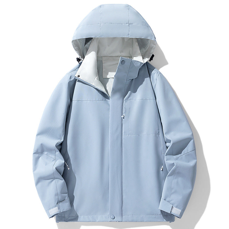 Herren Wasserfeste Übergangsjacke mit verstellbarer Kapuze Nord Taschen 1787797911