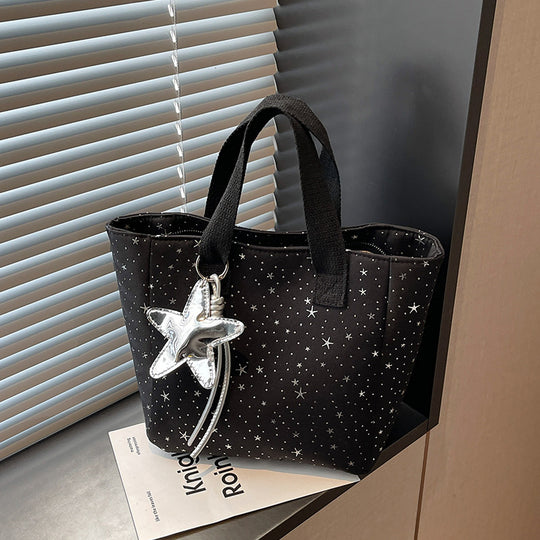 Damen modische Tragetasche mit Sternenmotiv Nord Taschen