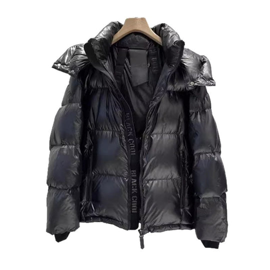 Damen wattierte Steppjacke mit abnehmbarer Kapuze, hochabschließendem Kragen und Zwei-Wege-Reißverschluss Nord Taschen