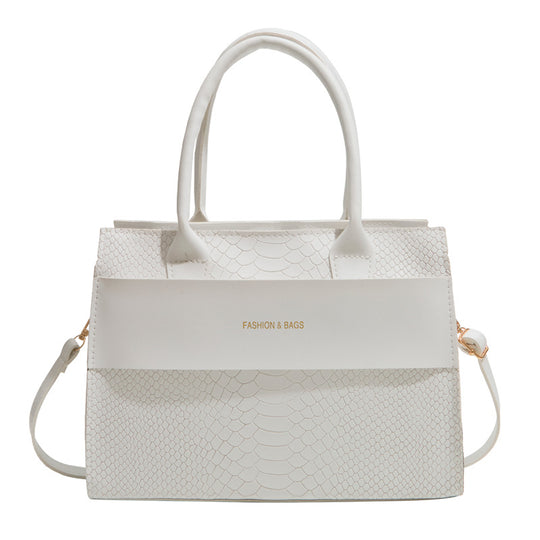 Damen elegante Handtasche im stilvollen Krokodil-Design Nord Taschen