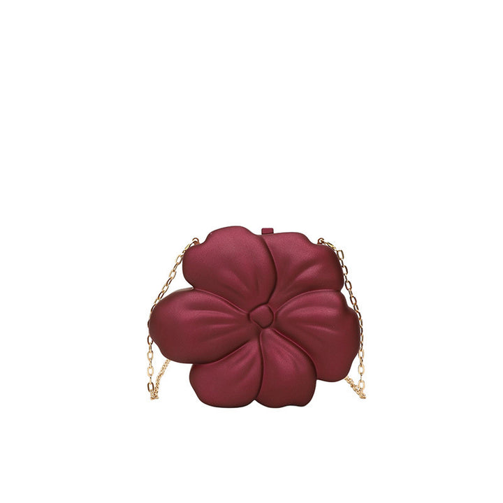 Damen-Clutch mit stilvollem Blumendesign und eleganter Kettenverzierung Nord Taschen