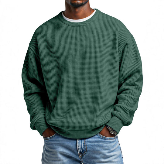 Herren Bequemer Sweatpullover mit Waffelstruktur Nord Taschen