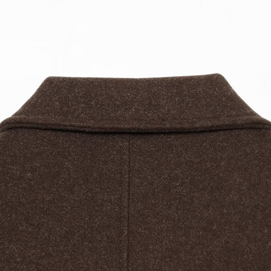 Damen Kurzjacke aus Wollmix mit Reißverschluss, Pattentaschen und elastischem Saum Nord Taschen