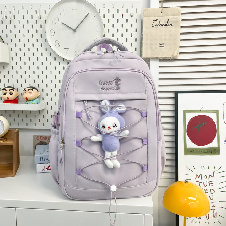 Damen Freizeit-Rucksack mit einzigartiger Plüschapplikation und praktischem Fächerdesign Nord Taschen