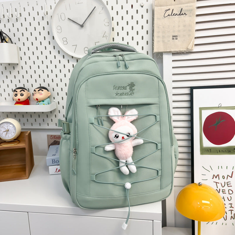 Damen Freizeit-Rucksack mit einzigartiger Plüschapplikation und praktischem Fächerdesign Nord Taschen