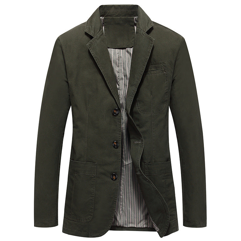 Herren Sakko im Casual-Stil mit Drei-Knopf-Front und aufgesetzten Taschen Nord Taschen