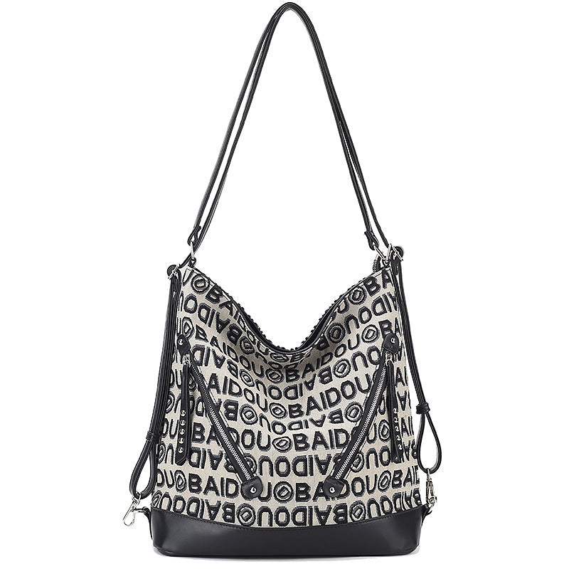 Damen Hobo-Tasche mit innovativem Logo-Design und praktischen Innenfächern Nord Taschen
