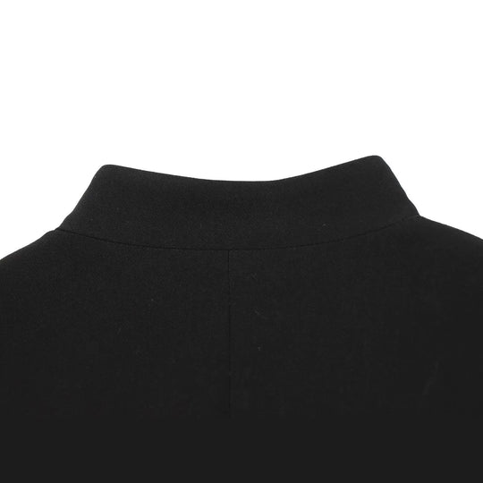 Damen Midilanger Mantel mit Stehkragen und breitem Taillengürtel Nord Taschen