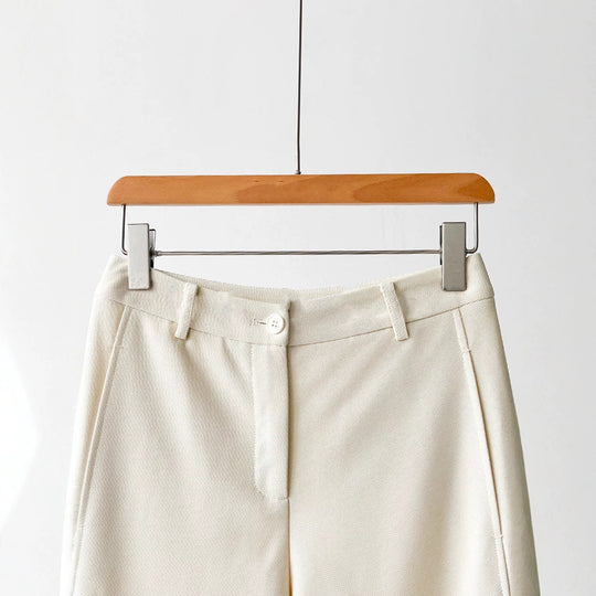 Damen Weit geschnittene elegante Trousers Nord Taschen