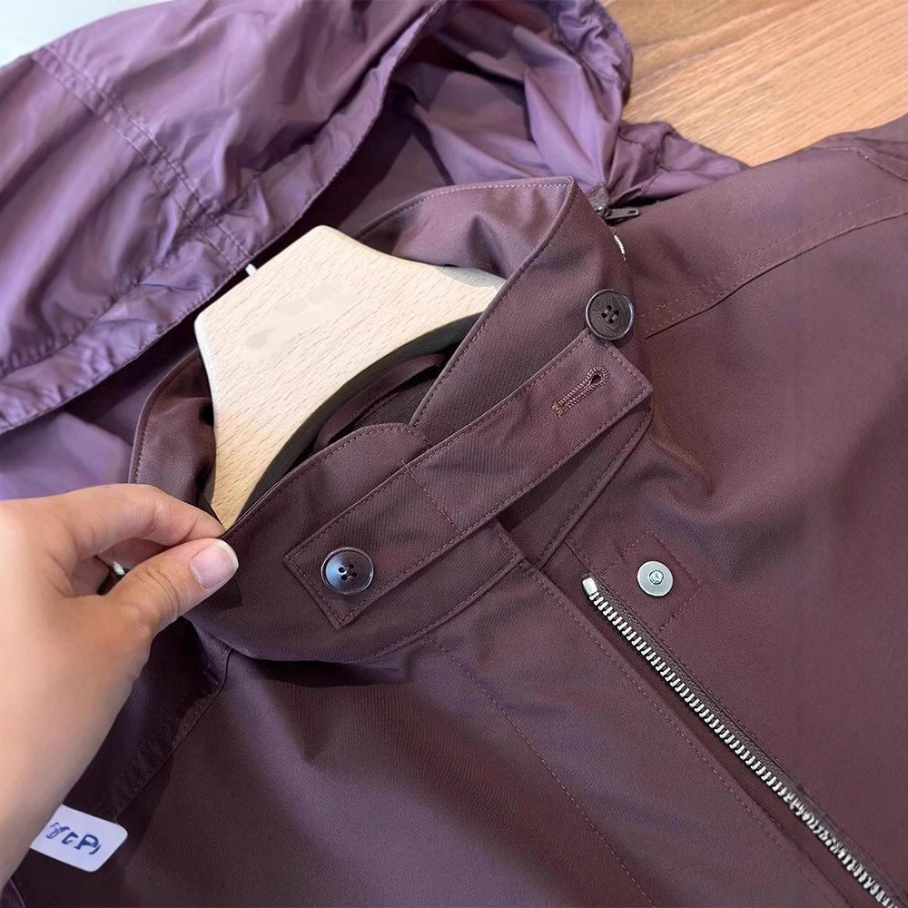 Damen Stylische Übergangsjacke mit praktischen Taschen Nord Taschen