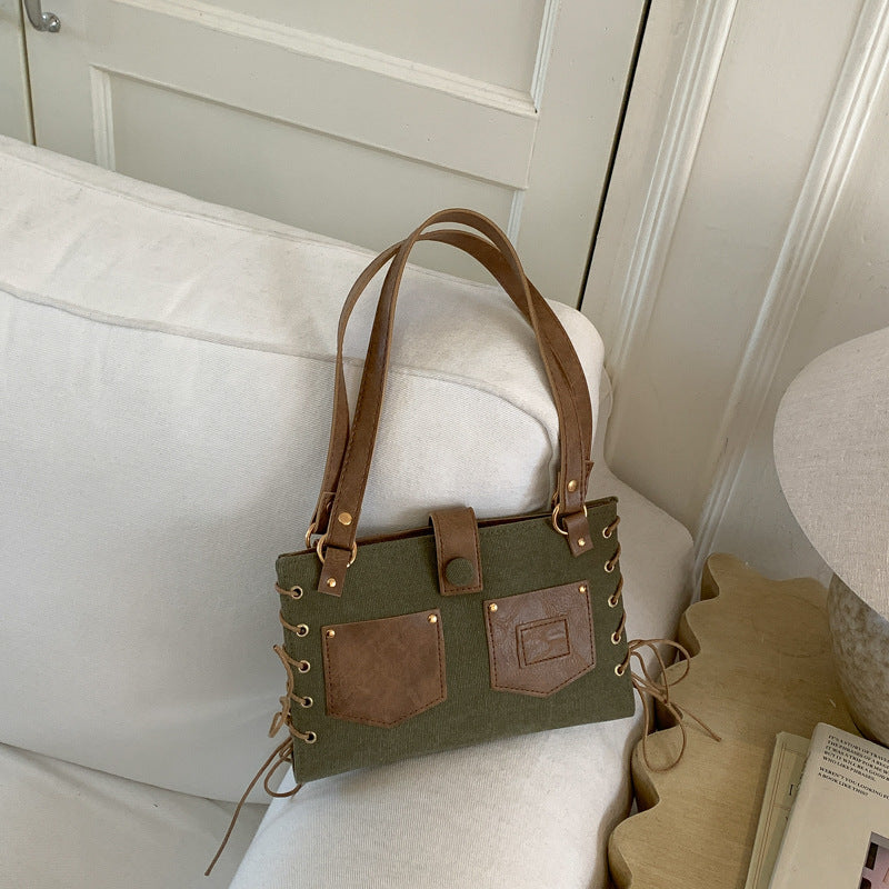 Damen multifunktionale Umhängetasche mit dekorativen Details Nord Taschen