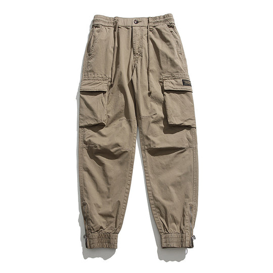 Herren Cargo-Joggerhose mit elastischem Komfortbund, Kniepaneelen und Reißverschluss-Knöcheln Nord Taschen