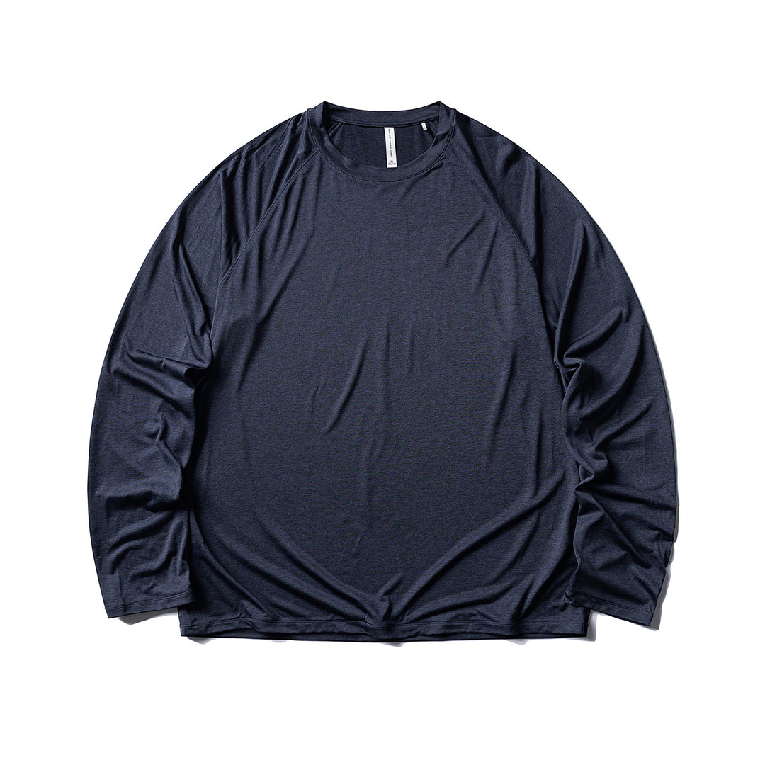 Unisex Langarmshirt aus leichtem Jersey mit Raglanärmeln Nord Taschen