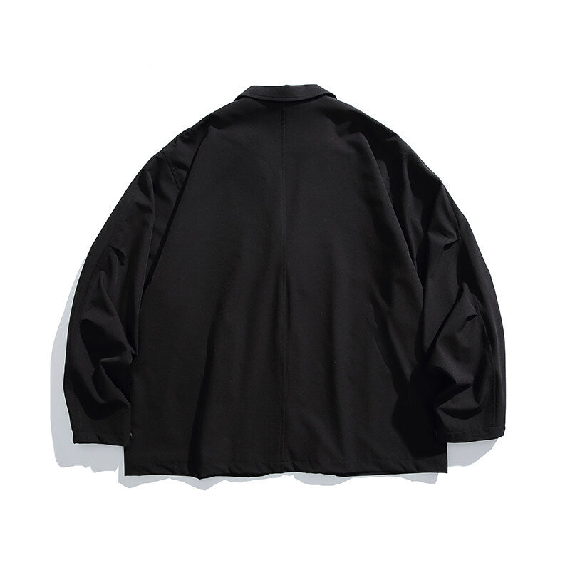 Herren Oversized Utility-Sakko mit multifunktionalen Taschen Nord Taschen