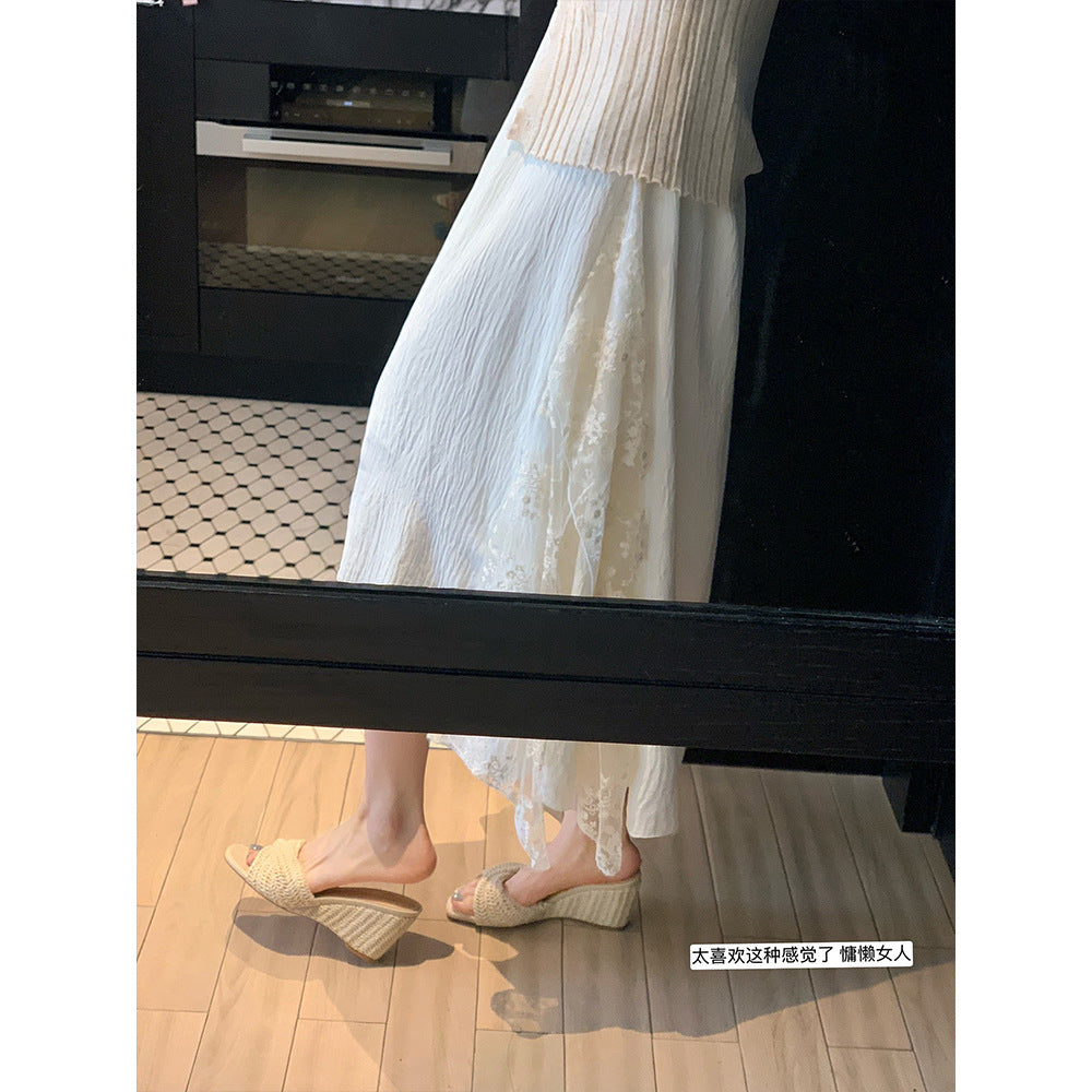 Damen Keil-Sandalen mit geflochtener Vorderpartie Nord Taschen