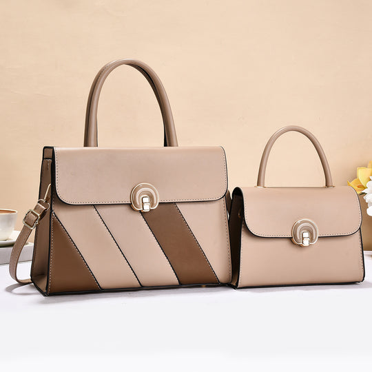 Damen modische Handtasche im eleganten Set mit praktischer Mini-Clutch Nord Taschen
